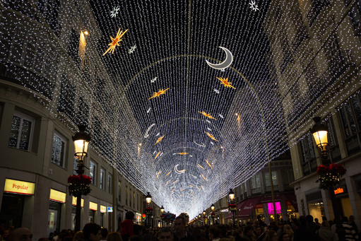 Christmas Lights on the Street