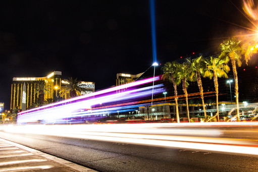Las Vegas Blvd At Night
