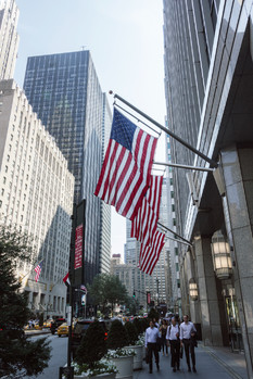 American Flag in New York City